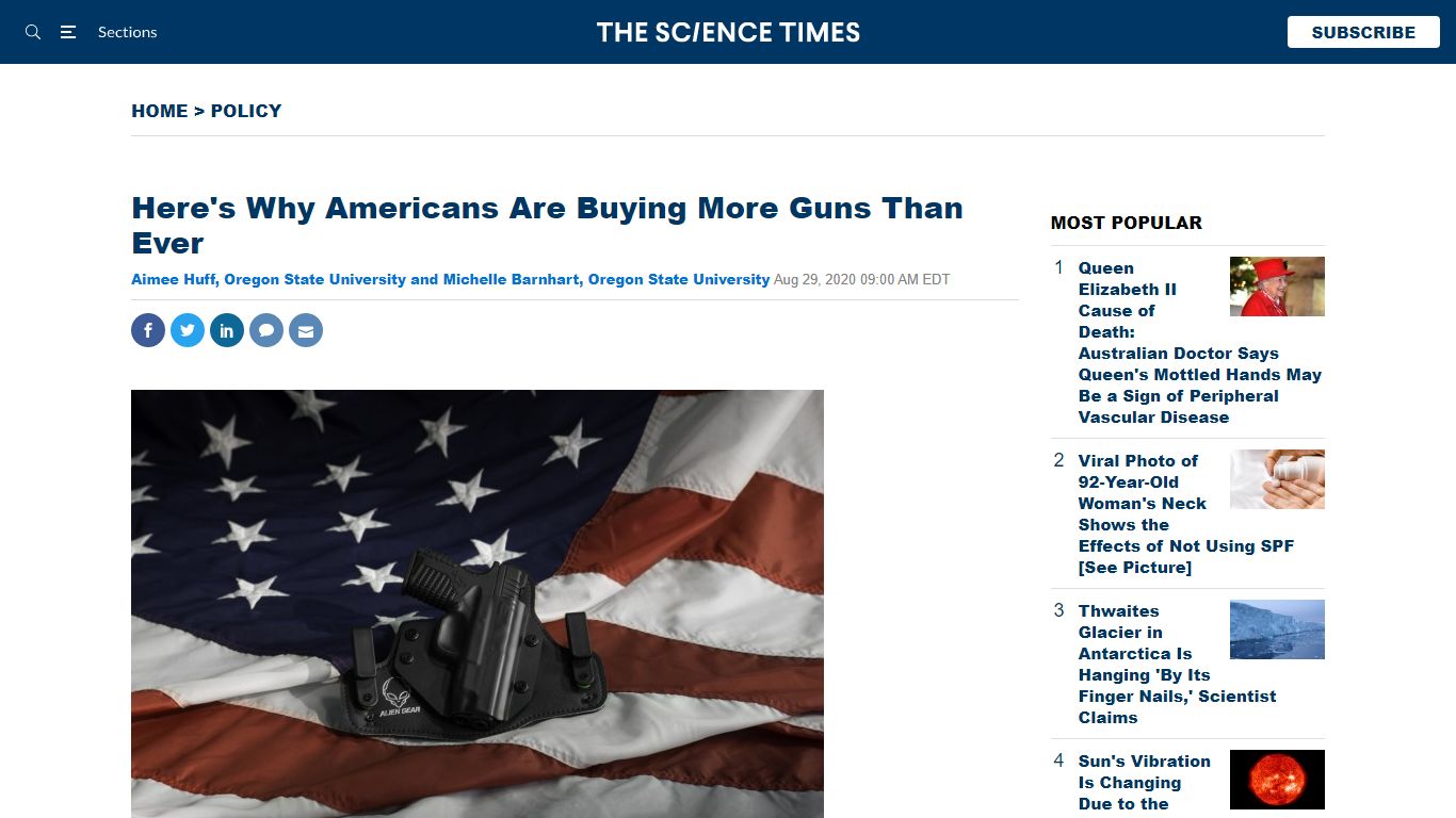 Here's Why Americans Are Buying More Guns Than Ever