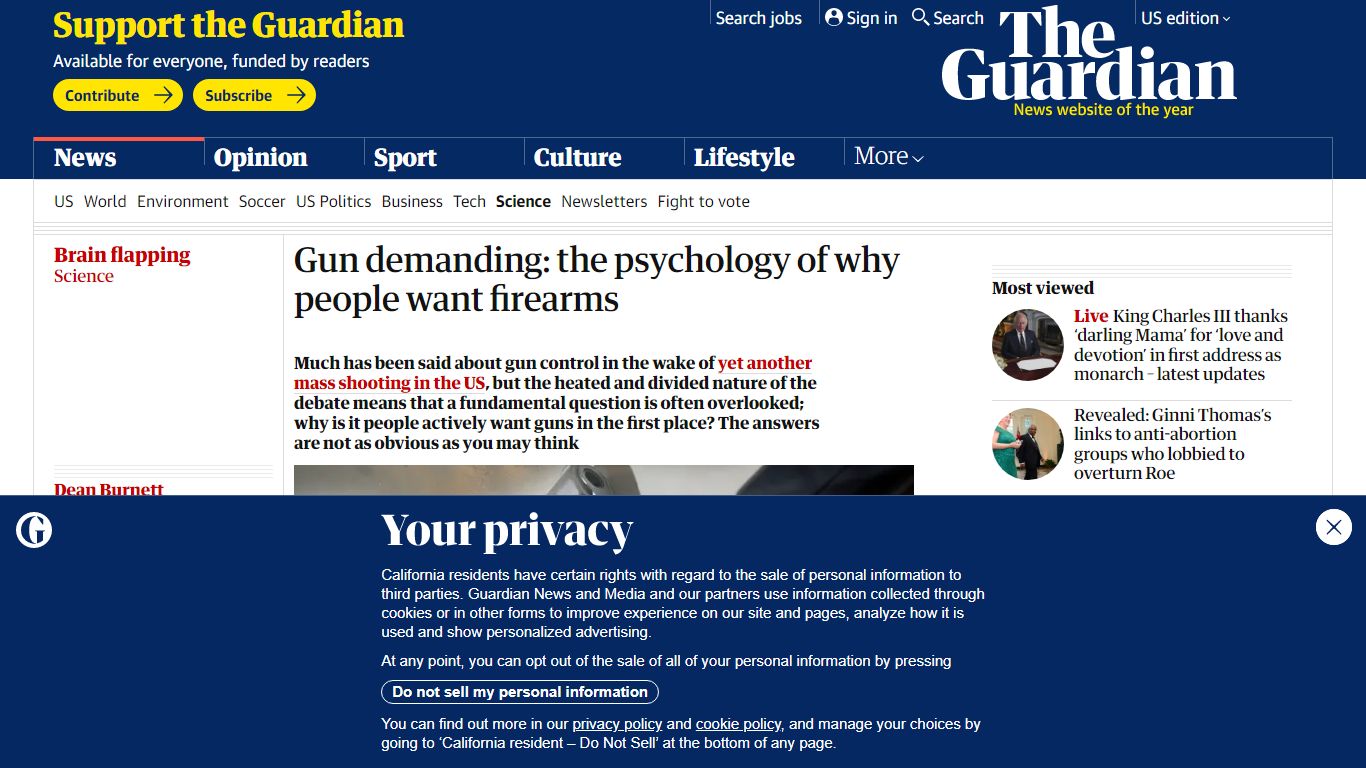 Gun demanding: the psychology of why people want firearms